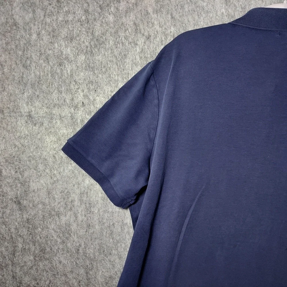 Polo Ralph Lauren Mens Polo Shirt XL Navy Blue Preppy Classic Fit Short Sleeve